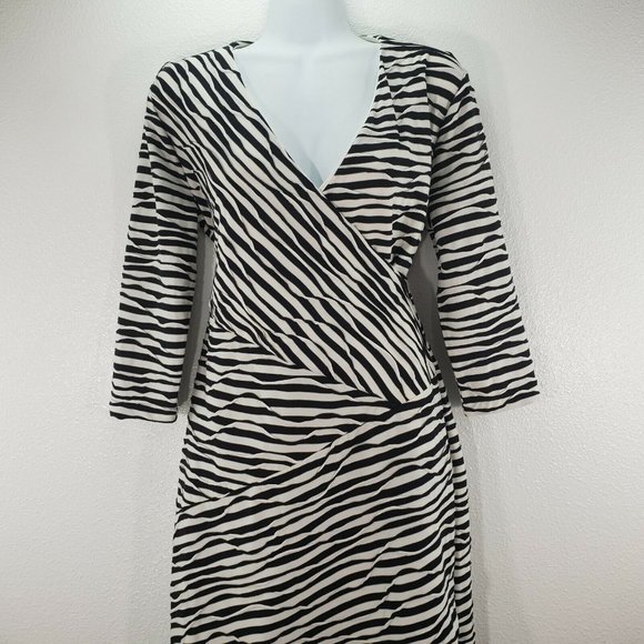 Chicos Womens‎ Sheath Dress Black & White Size 1 Te - Picture 5 of 8
